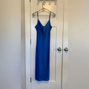Banana Republic Strapless Blue Dress